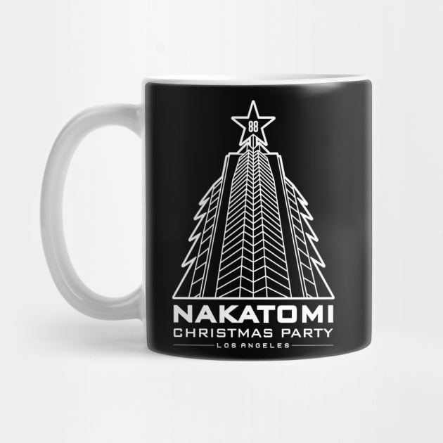 '88 Retro Nakatomi Christmas Party by DeepDiveThreads